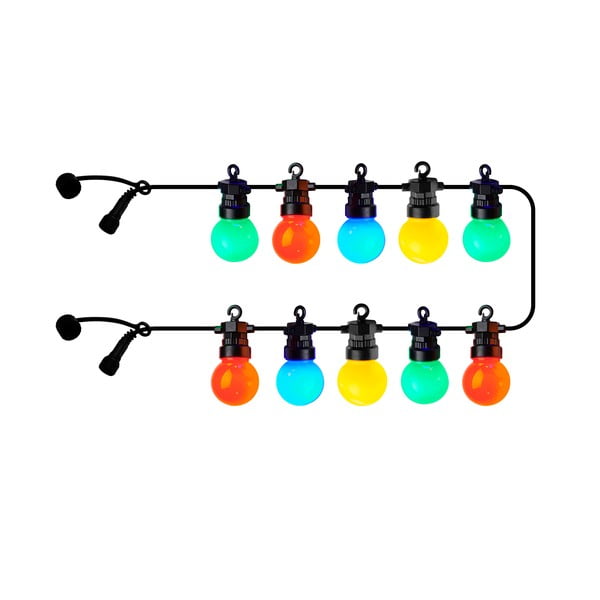 Prodloužení světelného řetězu počet žárovek 10 ks délka 300 cm Lucas Multi – Sirius