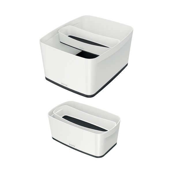 Bílo-černý plastový organizér na psací potřeby MyBox - Leitz-image-3