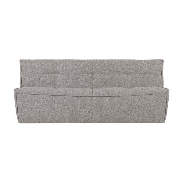 Světle šedá pohovka z textilie bouclé 204 cm Cluster – vtwonen