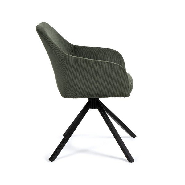 Zelené čalouněné jídelní křeslo Lunio – Bonami Essentials-image-3