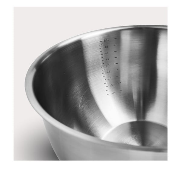 Nerezové mísy v sadě 3 ks ve stříbrné barvě ø 24 cm Lucca 3.0 – FABINI-image-3