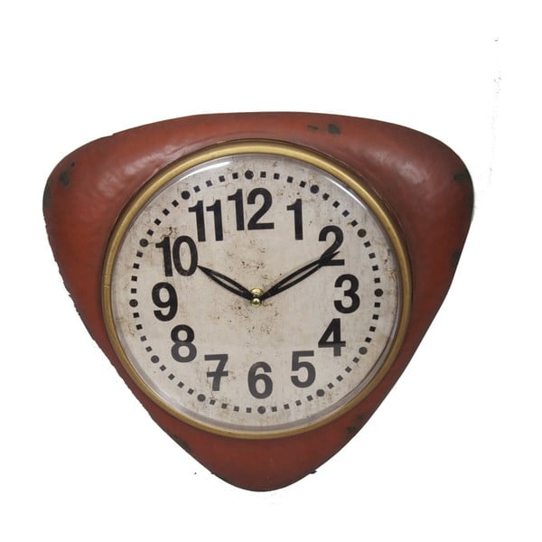 Červené nástěnné hodiny Antic Line Vintage