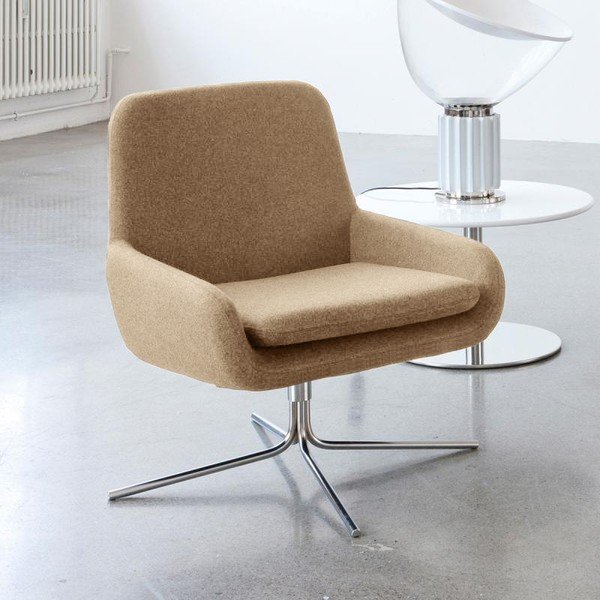 Béžové otočné křeslo Softline Coco Swivel-image-1