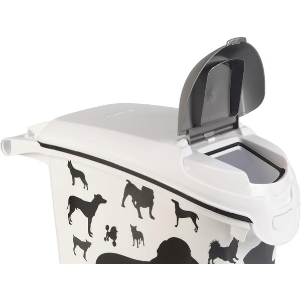 Bílý kontejner na krmivo Curver, 23 l-image-2