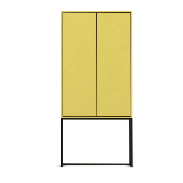Žlutá skříňka 75x164,5 cm Lennon – Really Nice Things