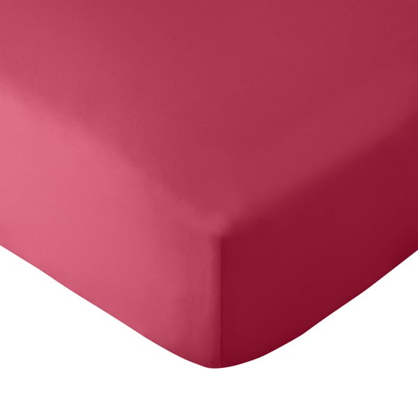 Tmavě růžové napínací prostěradlo 150x200 cm So Soft Easy Iron – Catherine Lansfield