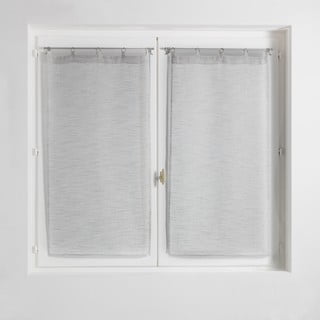 Světle šedé voálové záclony v sadě 2 ks 60x90 cm Milza – douceur d'intérieur