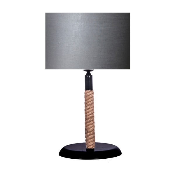Stolní lampa s tmavě šedým stínítkem lampa Kate Louise Rope