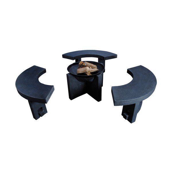 Granitová lavička k ohništi Esschert Design-image-2