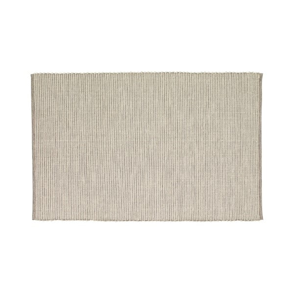 Světle šedý oboustranný ručně tkaný koberec s příměsí vlny 200x300 cm Poppy – Hübsch