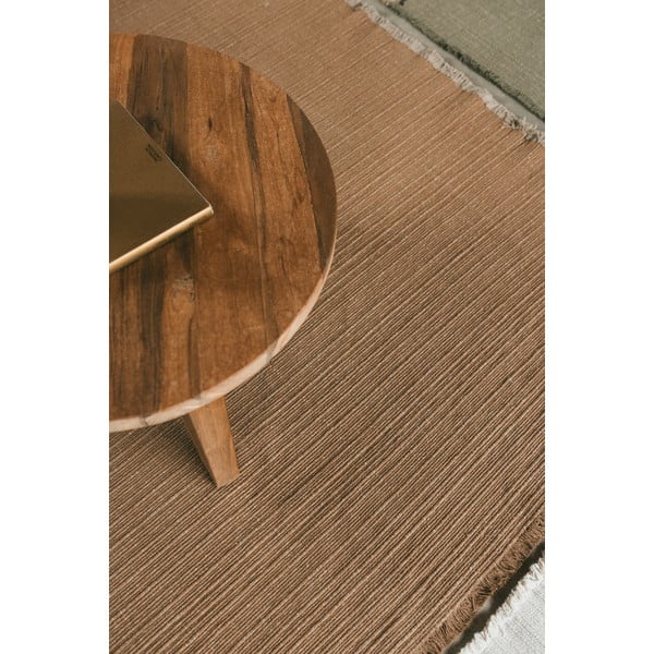 Okrově žlutý ručně tkaný bavlněný koberec 140x200 cm Handloom – Lorena Canals-image-4