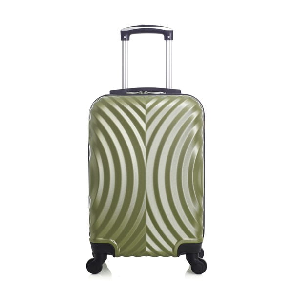 Zelený cestovní kufr na kolečkách Hero Lagos, 31 l