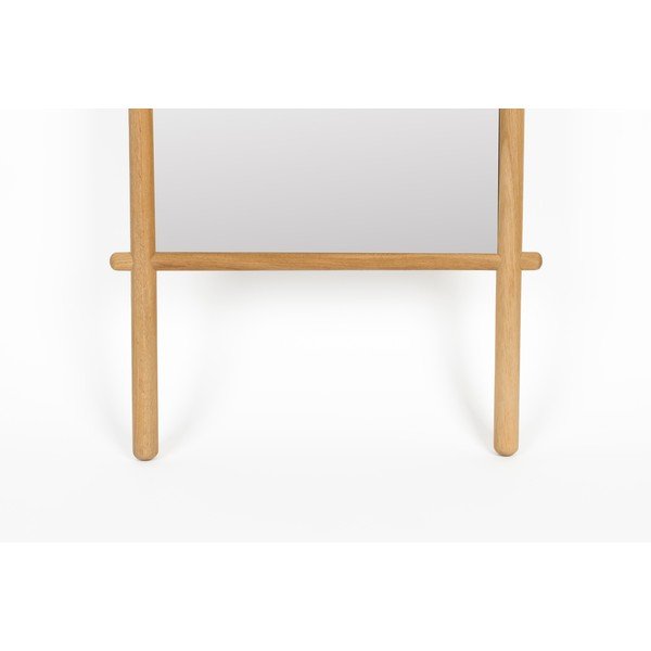 Stojací zrcadlo s dřevěným rámem 58x160 cm Solene – White Label-image-3