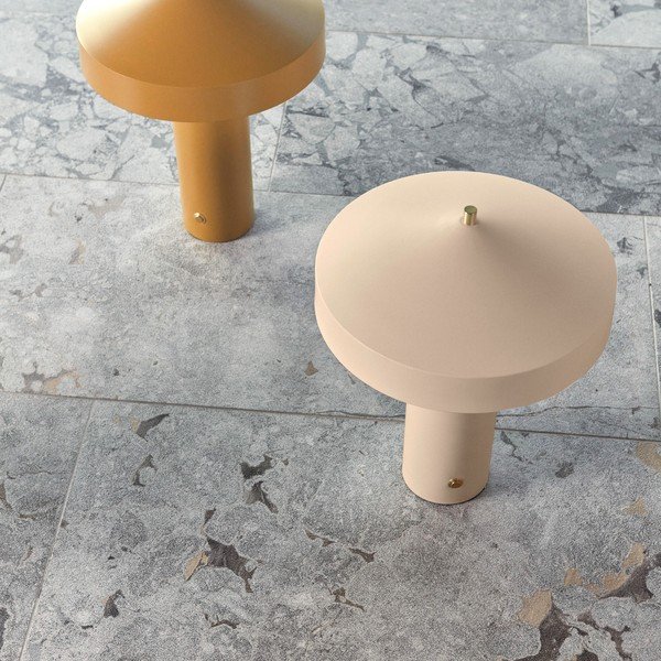 Taupe kovová stolní lampa (výška 41 cm) Hatto – OYOY Living Design-image-2