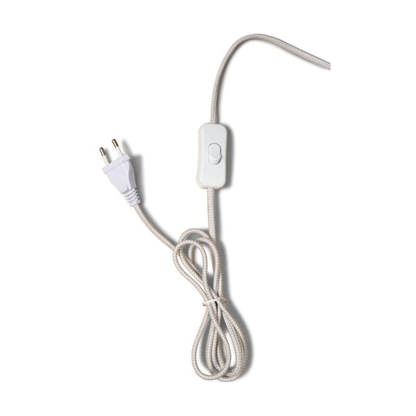 Bílá stolní lampa s textilním stínidlem (výška 75 cm) Reykjavik – it's about RoMi-image-3