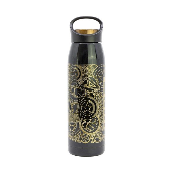 Černá nerezová dětská termoska 665 ml Marvel – STOR-image-2