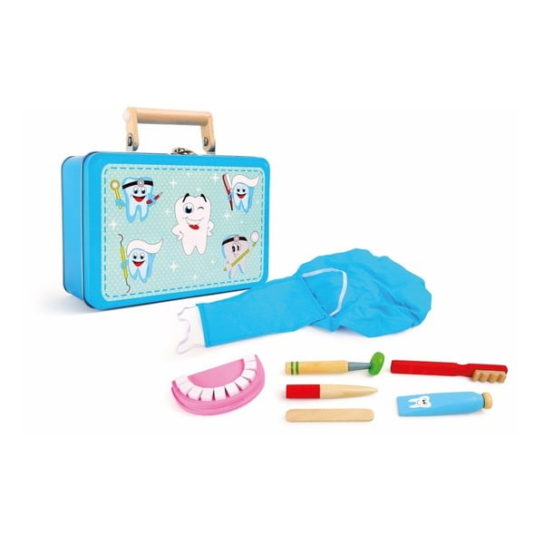 Dřevěný hrací set pro malé zubaře Legler Dentist