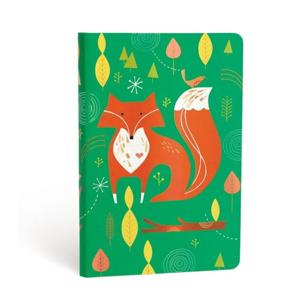 Zápisník s tvrdou vazbou Paperblanks Mister Fox, 12 x 17 cm