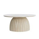 Kovový kulatý odkládací stolek ø 70 cm Veglia – Light & Living