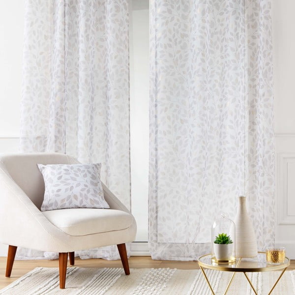 Bílá voálová záclona 140x240 cm Duchesse – douceur d'intérieur-image-3