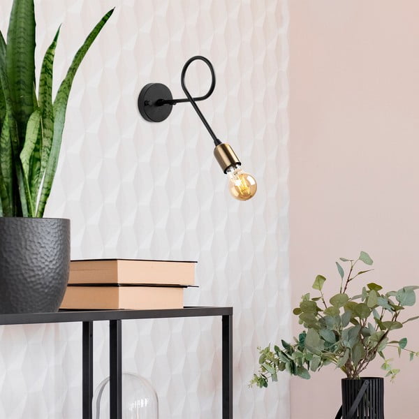 Černé nástěnné svítidlo Viraj – Opviq lights-image-2