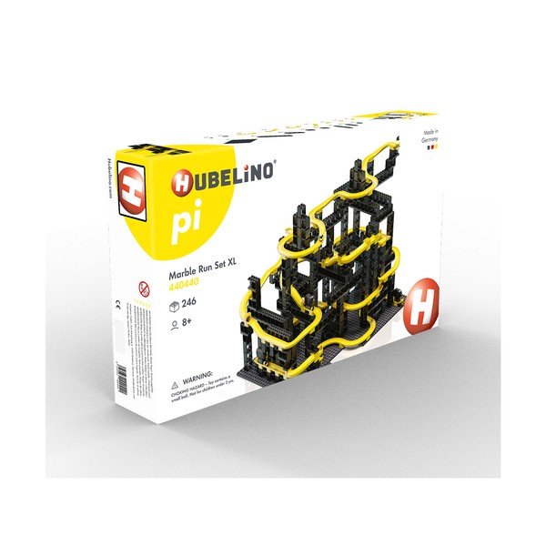 Set kuličkové dráhy s kostkami Hubelino Pi XL, 246 ks-image-4