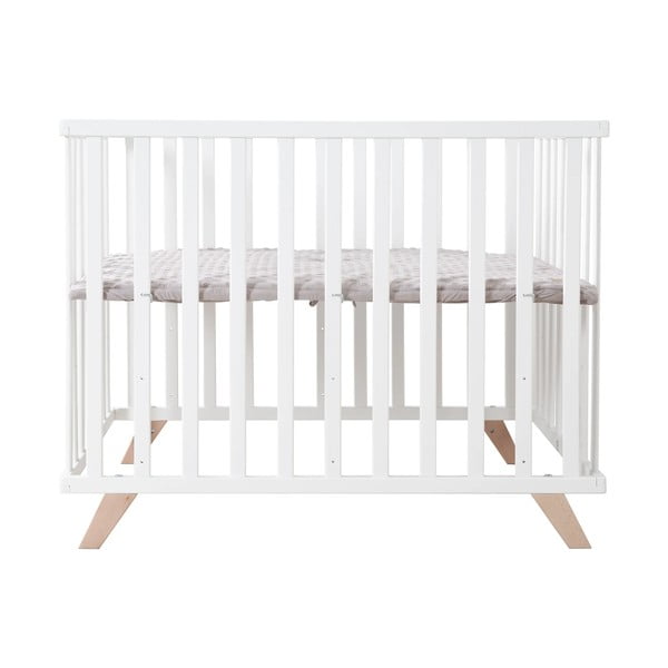 Bílá dětská ohrádka z bukového dřeva 75x100 cm Lil Planet – Roba-image-3