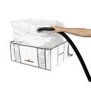 Vakuový vyztužený látkový úložný box na oblečení 65x45x26,5 cm Life – Compactor