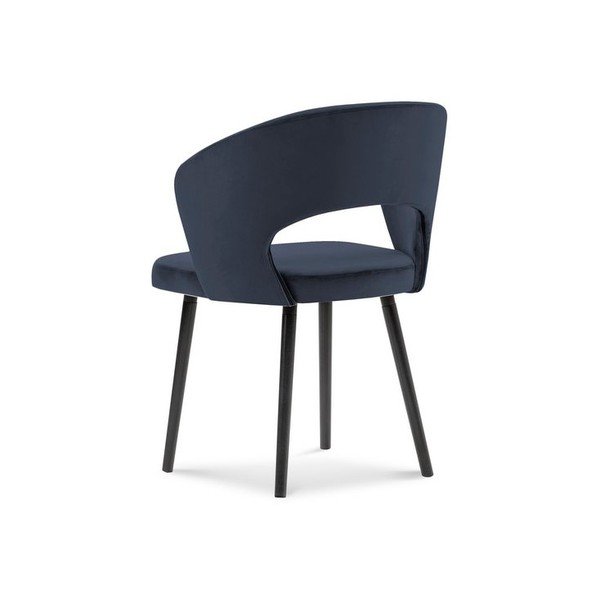 Tmavě modrá jídelní židle se sametovým potahem Windsor & Co Sofas Elpis-image-2