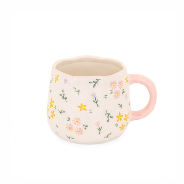 Krémový hrnek z kameniny 375 ml Ditsy – Sass & Belle