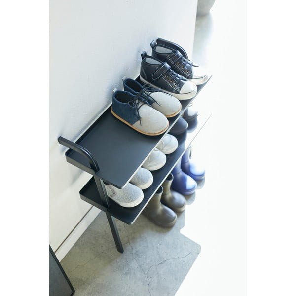 Černý kovový dětský botník Tower – YAMAZAKI-image-3