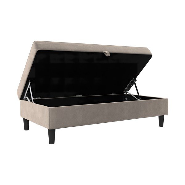 Šedá sametová podnožka Hartford – Støraa-image-4