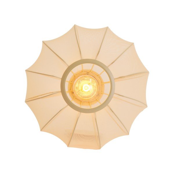 Krémové stropní svítidlo s textilním stínidlem ø 40 cm Plumalia – Light & Living-image-3