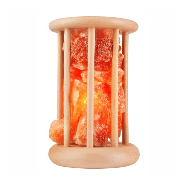 Oranžová solná lampa, výška 24 cm Sally – LAMKUR