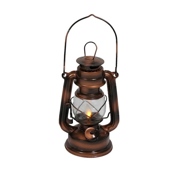 LED lucerna v bronzové barvě (výška 19 cm) – Hilight