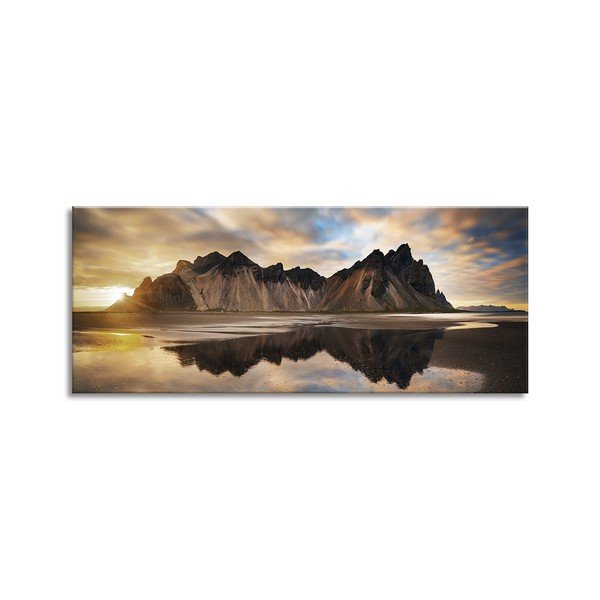 Obraz Styler Glas Views Iceland, 50 x 125 cm