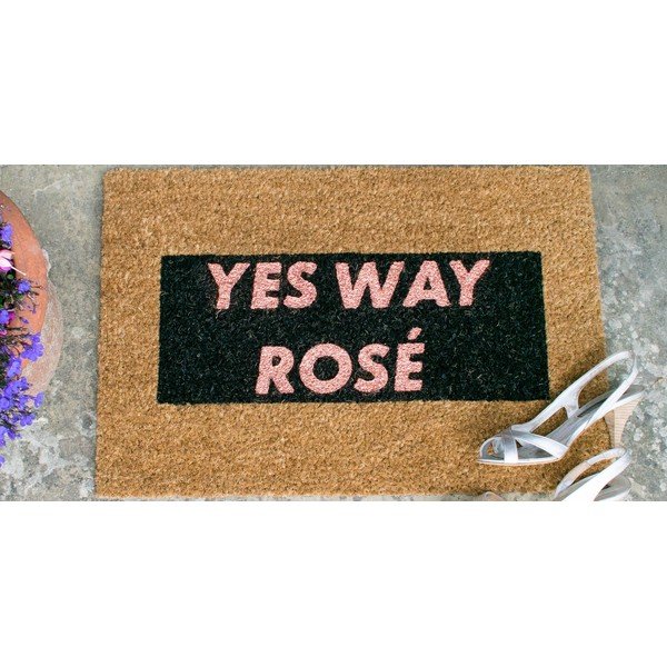 Rohožka z přírodního kokosového vlákna Artsy Doormats Glitter Yes, 40 x 60 cm-image-1