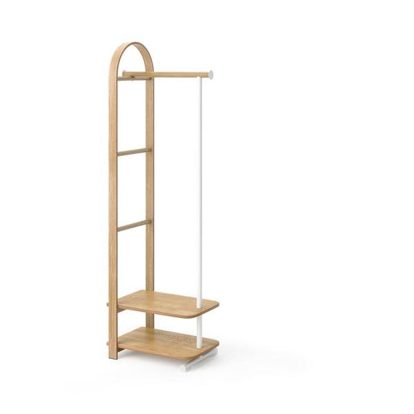 Předsíňová sestava z jasanového dřeva v přírodní barvě 37x167x54 cm Bellwood – Umbra