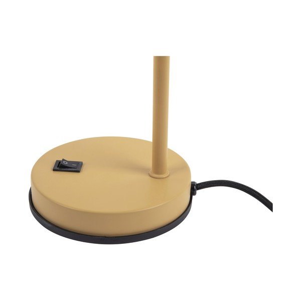 Hořčicově žlutá stolní lampa Leitmotiv Husk-image-3