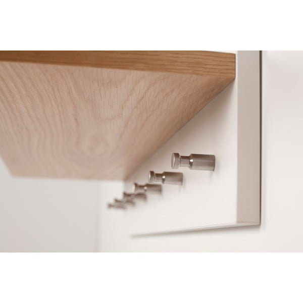 Nástěnná police s háčky Woodman Northgate-image-1