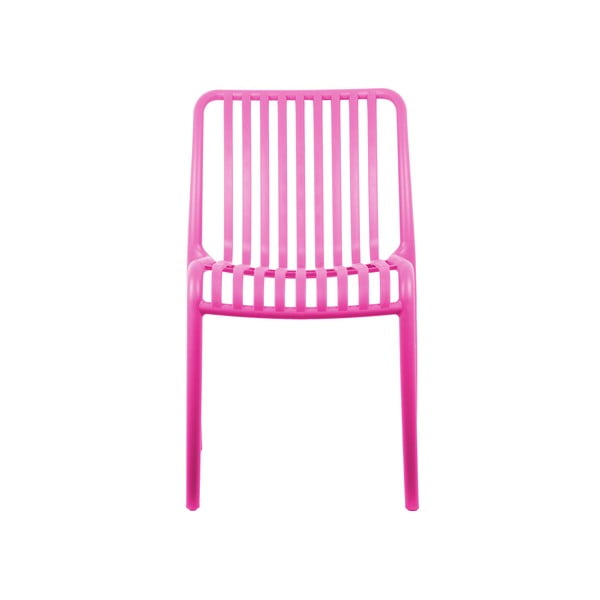 Růžová plastová jídelní židle Glee – Leitmotiv-image-2
