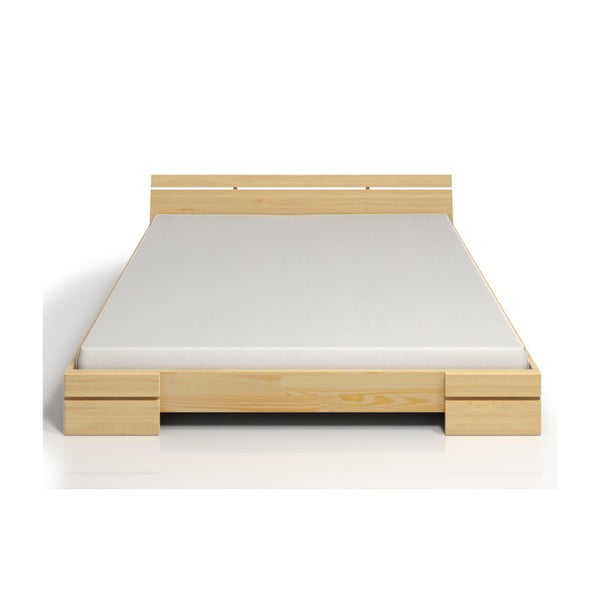 Dvoulůžková postel z borovicového dřeva SKANDICA Sparta Maxi, 140 x 200 cm