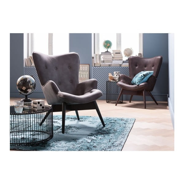 Sada 2 černých odkládacích stolků Kare Design Wire Big-image-3