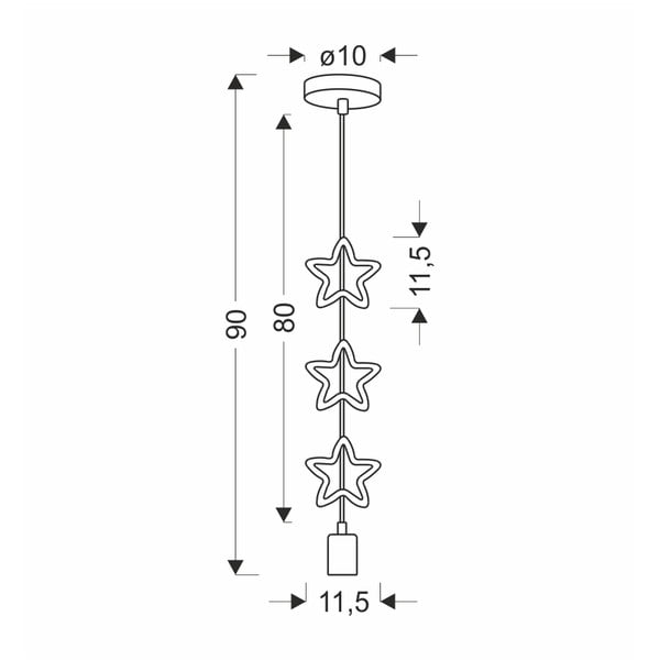 Dětské svítidlo s kovovým stínidlem Single – Candellux Lighting-image-2