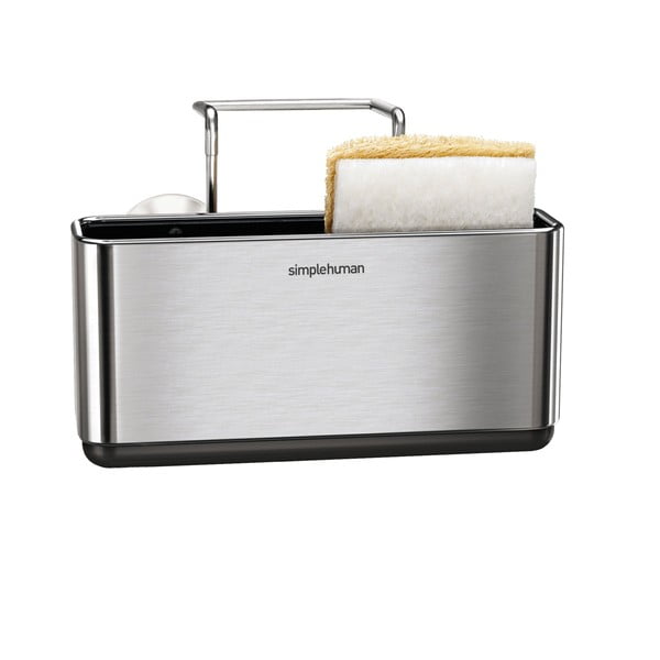 Samodržící kovový držák na houbičku Slim - simplehuman-image-4