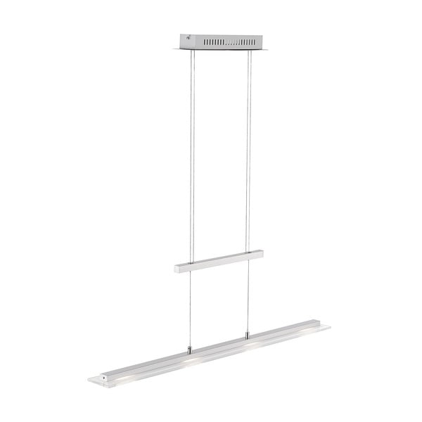 Kovové LED stmívatelné závěsné svítidlo ve stříbrné barvě Tenso – Fischer & Honsel