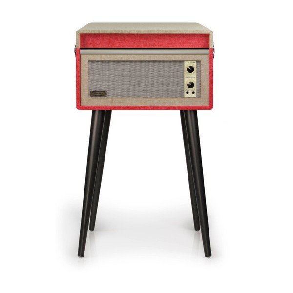 Červený gramofon na nohách Crosley Bermuda-image-2