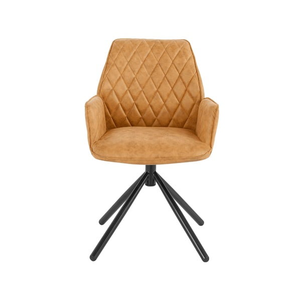 Žlutá čalouněná jídelní křesla v sadě 2 ks Preston – Støraa-image-1