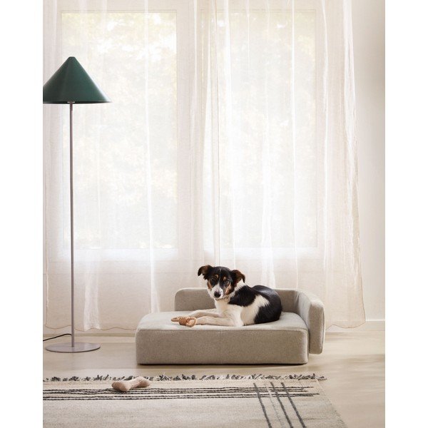 Béžový pelíšek pro psy 96x70 cm Bowie - Kave Home-image-1