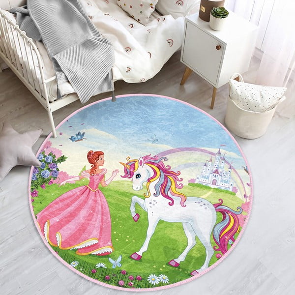 Dětský koberec ø 80 cm Comfort – Mila Home-image-2